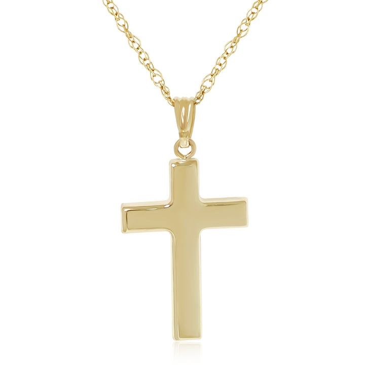 Polished Cross Necklace