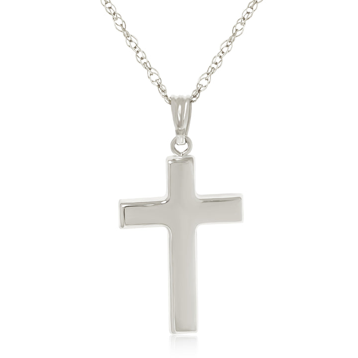 Polished Cross Necklace