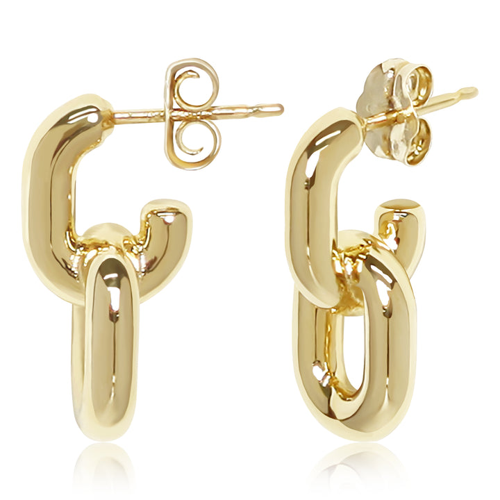 Double Link Drop Earrings