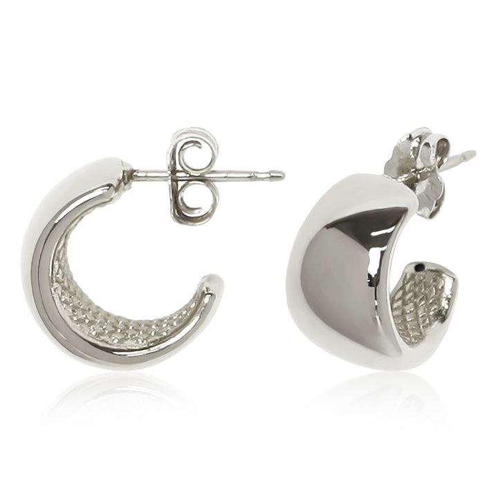 Flat Band Mini Hoop Earrings