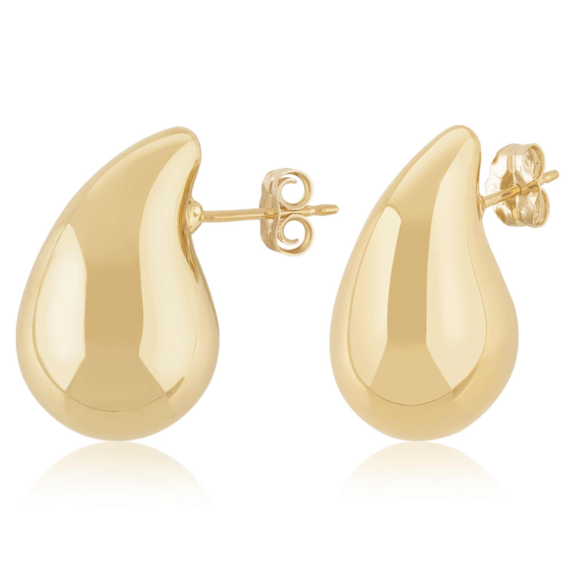 Tear Drop Stud Earring
